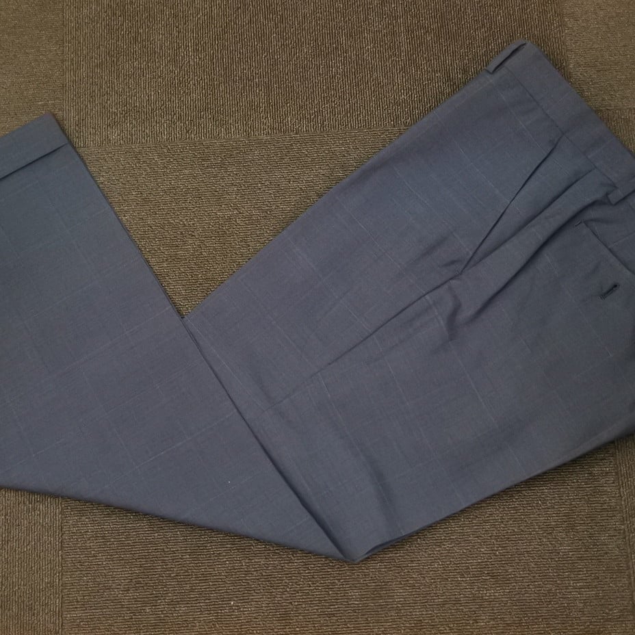 164｜THE SUIT COMPANY 2Bネイビーグレーチェックスーツ(170cm