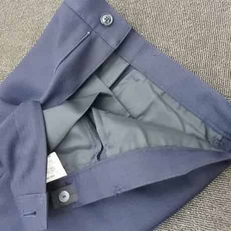 301｜BEAMS DESIGN 2Bネイビーシャドーストライプ３点セットキッズスーツ(140) ビームス