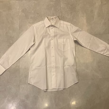 シャツS7｜Paul Smith  ホワイトシャドーストライプシャツ(S)