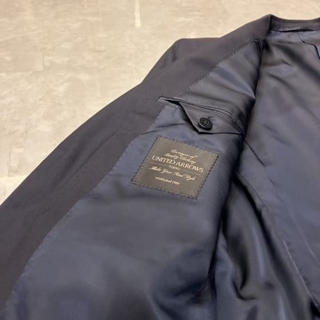 XL190｜UNITED ARROWS  2Bダークネイビースーツ(50) 定価102,000円 ユナイテッドアローズ