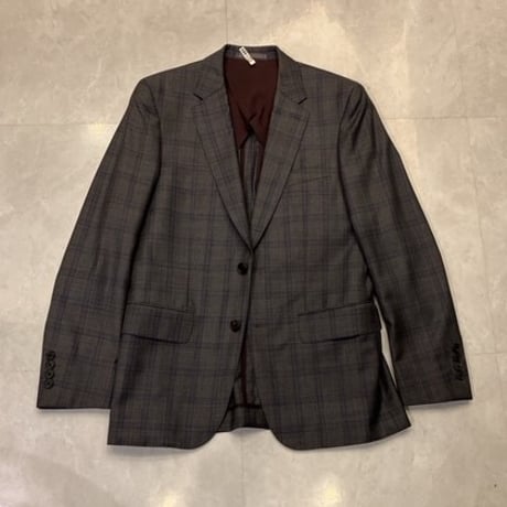 M72｜Paul Smith SOHO×REDA 2Bブラウングレーウインドウペンスーツ(M) 定価131,000円 ポールスミス