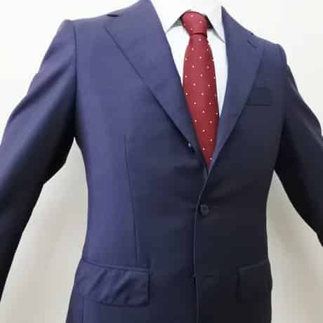 XS1｜UNITED ARROWS GREEN LABEL RELAXING✕REDA 2Bネイビードット柄スーツ(42) ユナイテッドアローズ