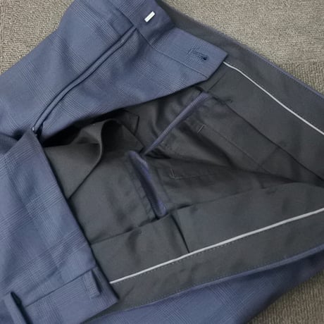 XL189｜D'URBAN( ダーバン) 2Bネイビーグレーチェックスーツ(AB7)