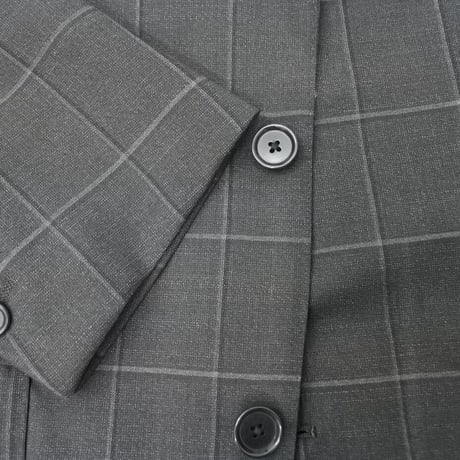 XL186.5｜UNITED ARROWS SOVEREIGN 段返り3Bブラウングレーウインドウペンスーツ(50) 定価152,000円 ユナイテッドアローズ