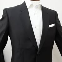 L155｜Paul Smith×ロロピアーナ 2Bブラックスーツ(L) 定価143,000円 ポールスミス