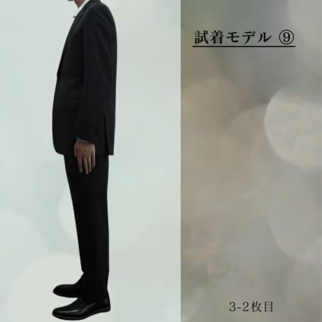 M65｜Paul Smith×DELFINO 2Bダークブラウンストライプスーツ(M) 定価99,000円 ポールスミス