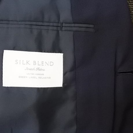 XL193｜UNITED ARROWS GREEN LABEL RELAXING 2Bネイビースーツ(50) ユナイテッドアローズ