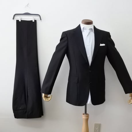 XL176｜International Gallery BEAMS 段返り3Bブラックスーツ(50) 定価116,000円 インターナショナルギャラリービームス