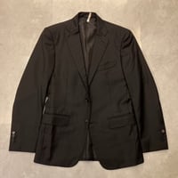 S36｜International Gallery BEAMS✕ロロピアーナ 2Bブラックスーツ(44) 定価132,000円 インターナショナルギャラリービームス