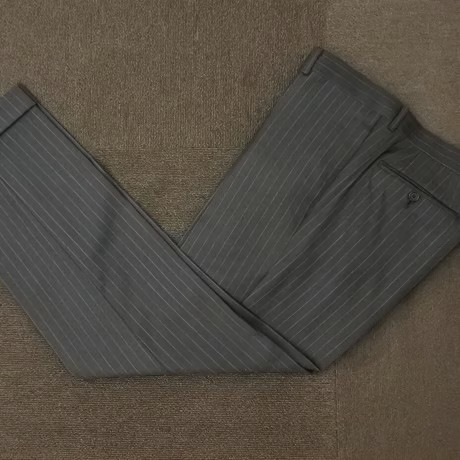 M98.5｜Internationai Gallery BEAMS 3Bダークグレーストライプスーツ(46) 定価132,000円 インターナショナルギャラリービームス