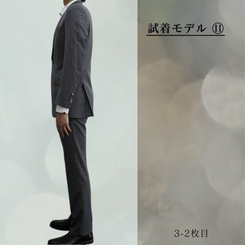 34|Paul Smith×ロロピアーナ 2Bグレーストライプスーツ(S) 定価99,000 34|Paul Smith×ロロピアーナ 2Bグレーストライプスーツ(S) 定価99,000