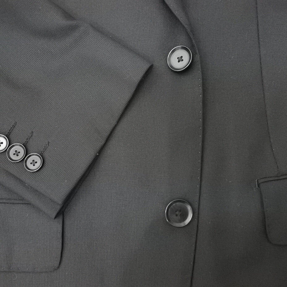 XL185｜TOMORROWLAND✕DRAGO 2B織柄ブラックスーツ(50) 定価112,