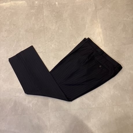 S58.5｜D'URBAN( ダーバン)✕ロロピアーナ 2Bダークネイビーストライプスーツ(AB4)定価126,000円
