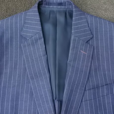 M73｜Paul Smith SOHO×Zegna 2Bネイビーストライプ３ピーススーツ(M) 定価165,000円 ポールスミス