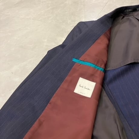 M113｜Paul Smith SOHO ✕DORMEUIL 2Bネイビーストライプスーツ(M2) 定価152,000円 ポールスミス
