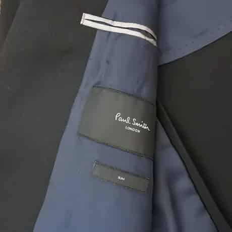 S35｜Paul Smith 2Bブラックスーツ(S) 定価99,000円 ポールスミス