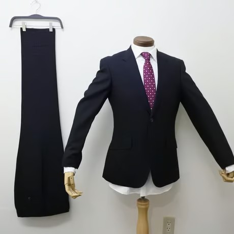 M68｜Paul Smith Collection ２Bネイビードット柄スーツ(M) 定価125,000円 ポールスミスコレクション