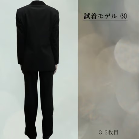 M104｜BURBERRY BLACK LABEL 3Bブラックピンストライプスーツ(38R) 定価84,500円 バーバリーブラックレーベル
