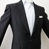 XL180｜International Gallery BEAMS 段返り3Bブラックスーツ(50) 定価116,000円 インターナショナルギャラリービームス