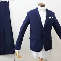203｜417 EDIFICE 2Bネイビーセットアップスーツ(S) エディフィス