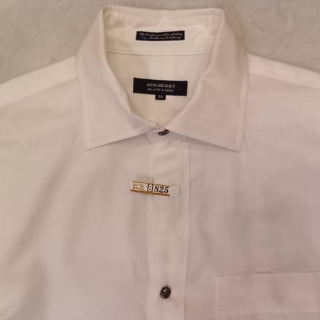 シャツS2｜BURBERRY BLACK LABEL  ホワイト【カフス】シャツ(38)
