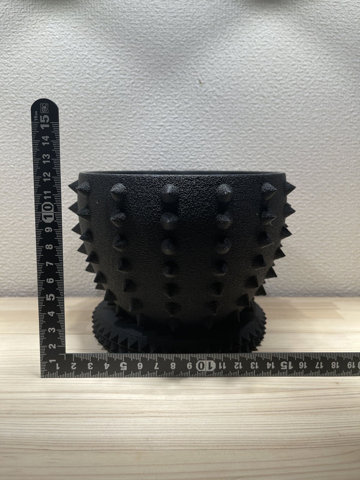 ［SP-3D04］3Dプリンター BLACK POT& SAUCER 鉢 鉢皿 | Sanpi...