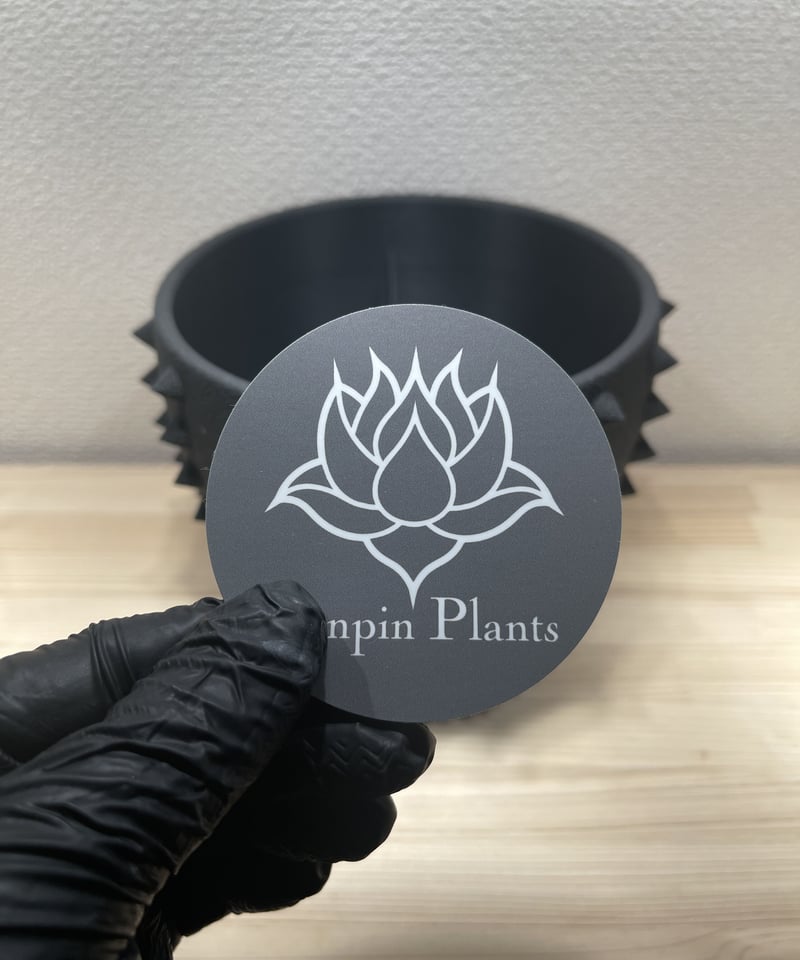 SP-3D04］3Dプリンター BLACK POT& SAUCER 鉢 鉢皿 | Sanpi