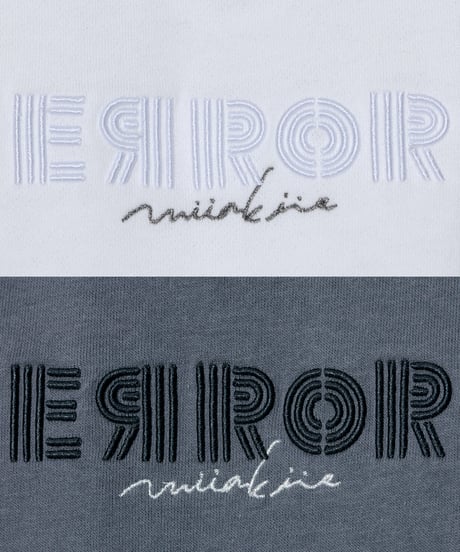 ERROR ラメ刺繍Tシャツ