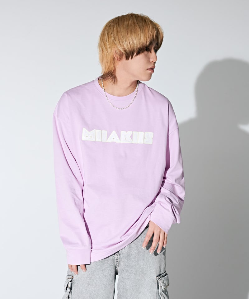 チェーンロゴ刺繍ロンT | Miiakiis Official Store チェーンロゴ刺繍ロンT | Miiakiis Official Store