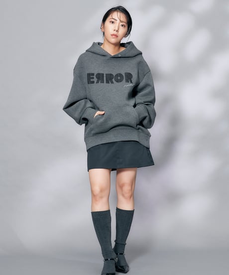 ERROR ラメ刺繍パーカー