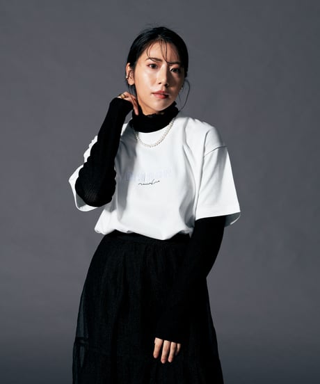 ERROR ラメ刺繍Tシャツ