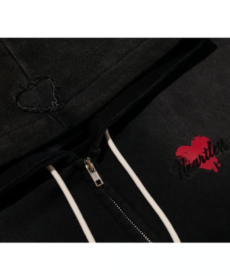 "Heartless" ジップアップ フーディー