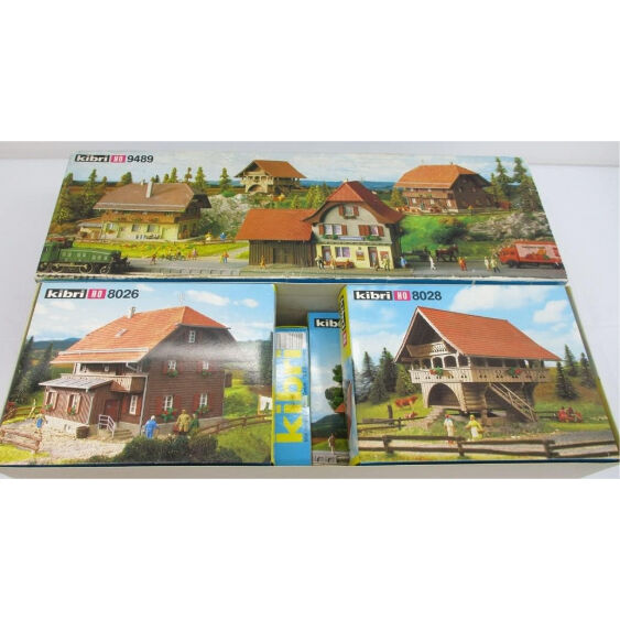 Kibri HO 9489 情景セット 8024 8026 8028 8008 9490 組立