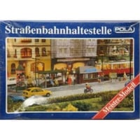 POLA 676 HO Streetcar Stop with Billboards Kit