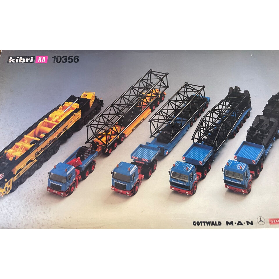 Kibri HO 10356 トレーラークレーン5台セット | 共立模型 ストア Kibri HO 10356 トレーラークレーン5台セット | 共立模型 ストア