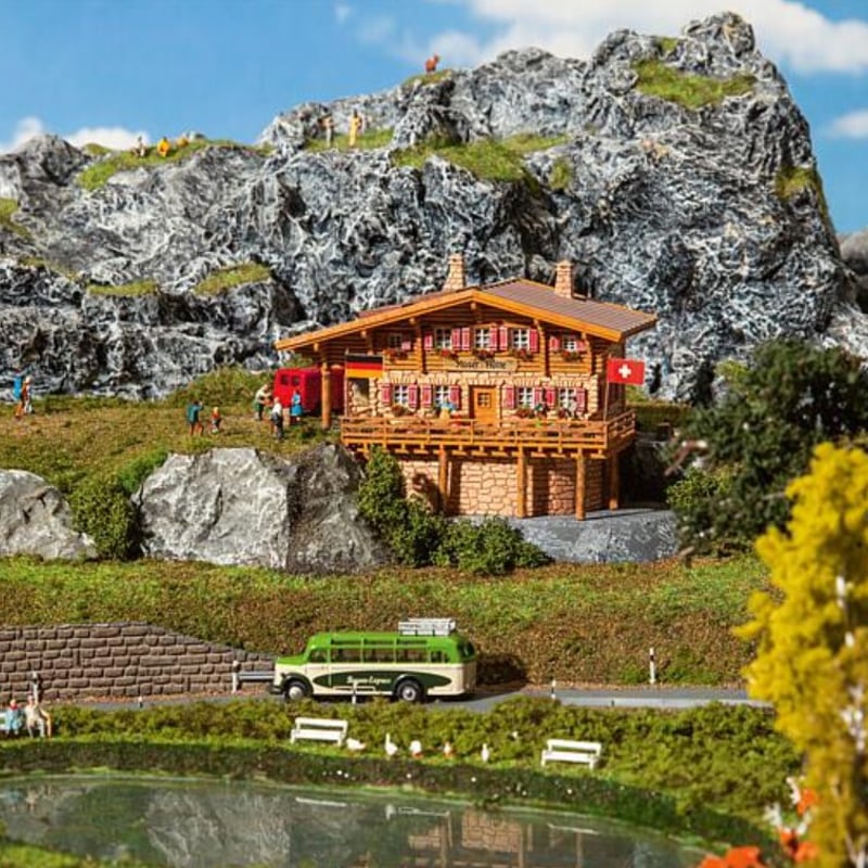 アルプスの山小屋(FallerNゲージ232356) モーザーハットの山小屋(fallerN232356) | 共立模型 ストア