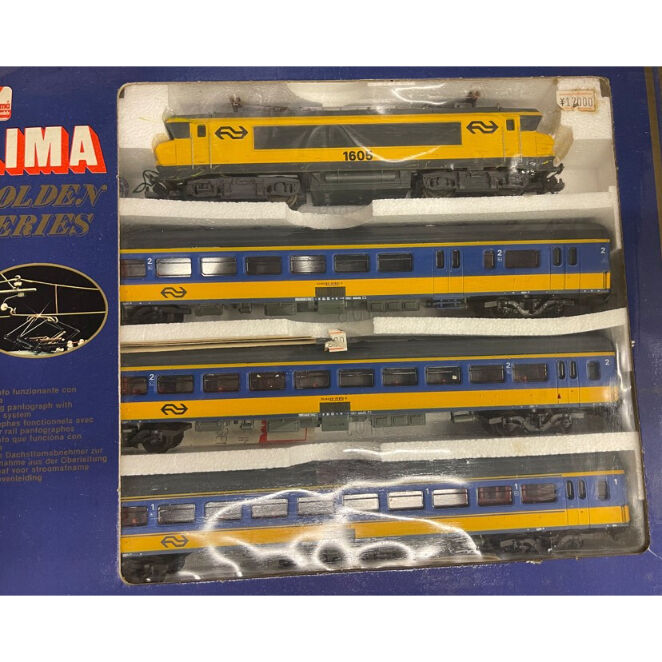 Lima14978 HO電気機関車＋客車3 オレンジ青 | 共立模型 ストア