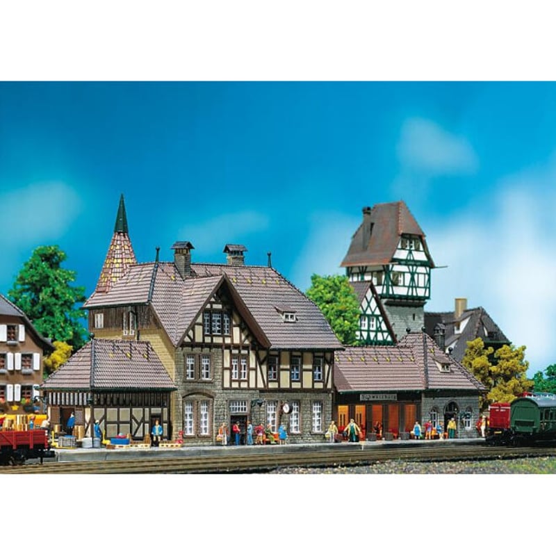 FALLER HO-110108 駅舎「ブルクシュバッハ」 シュヴァルツブルク駅(fallerN212111) | 共立模型 ストア