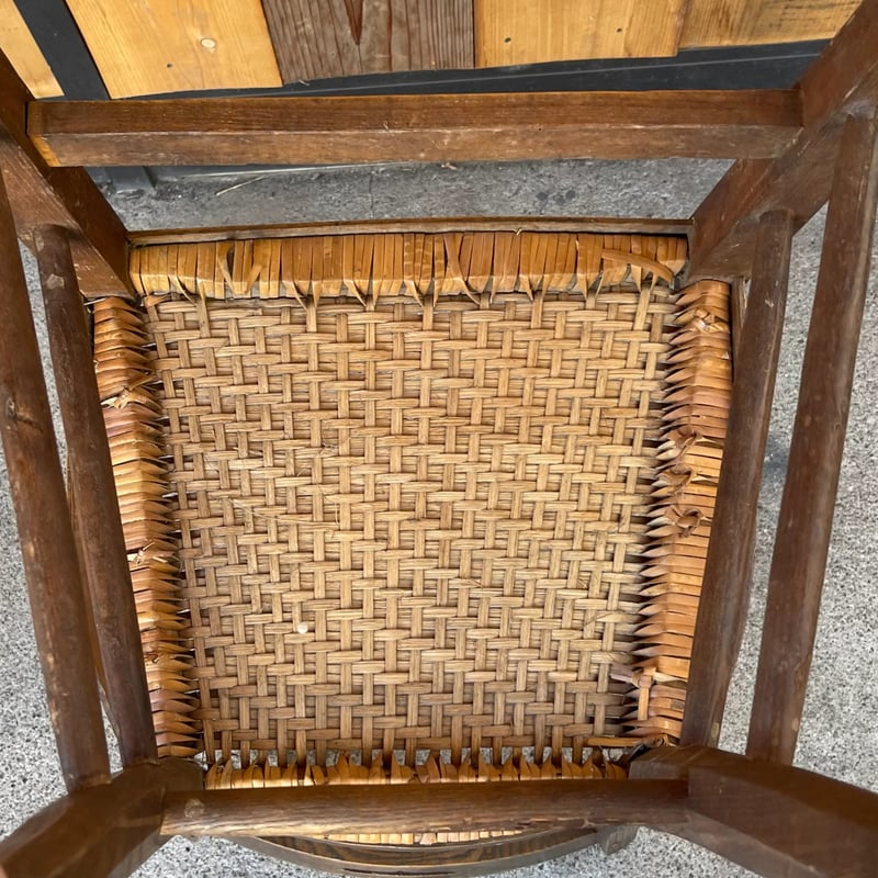 ラタンチェア フランスアンティーク ㉘ | OGISHIMA COFFEE Antiques