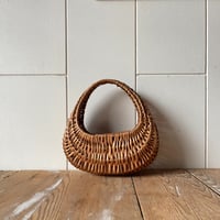 籐かご　かごバック　フランスアンティーク⑦