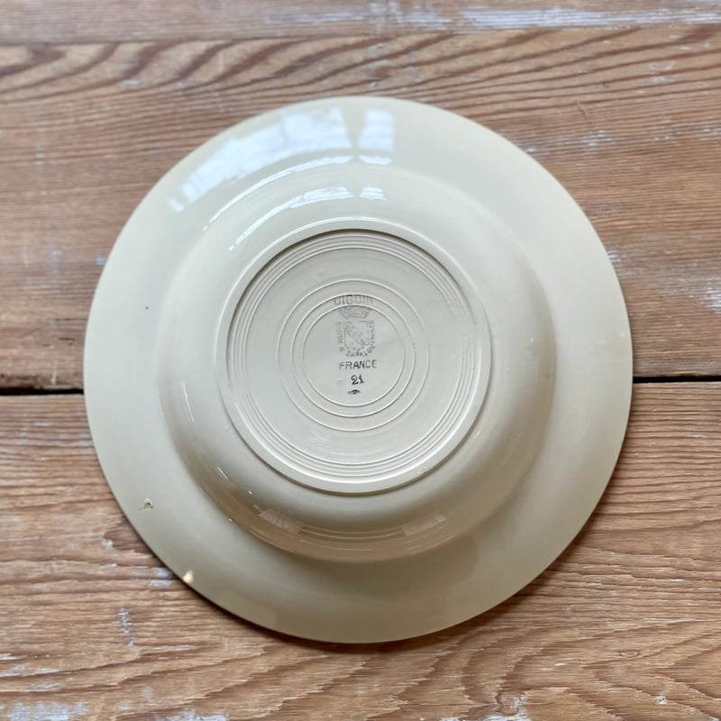 DIGOIN Sarreguemines スープ皿 22.5cm フランスアンティーク | O
