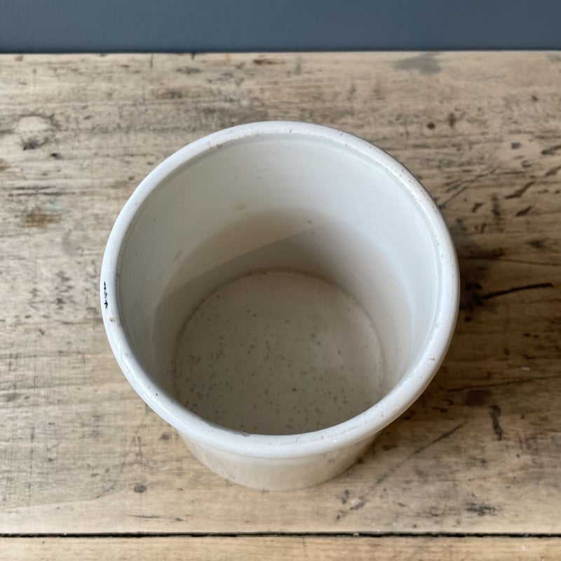 陶器ポット(White) フランスアンティーク | OGISHIMA COFFEE 陶器ポット(White) フランスアンティーク | OGISHIMA COFFEE