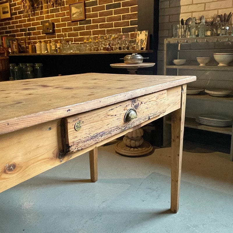 木製テーブル フランスアンティーク ④ | OGISHIMA COFFEE Antiques 木製テーブル フランスアンティーク ④ | OGISHIMA COFFEE Antiques