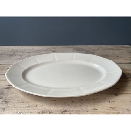 Digoin Sarreguemines　オーバルプレート　34.5㎝　フランスアンティーク　②