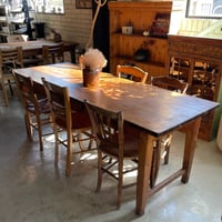 木製テーブル　フランスアンティーク　⑰