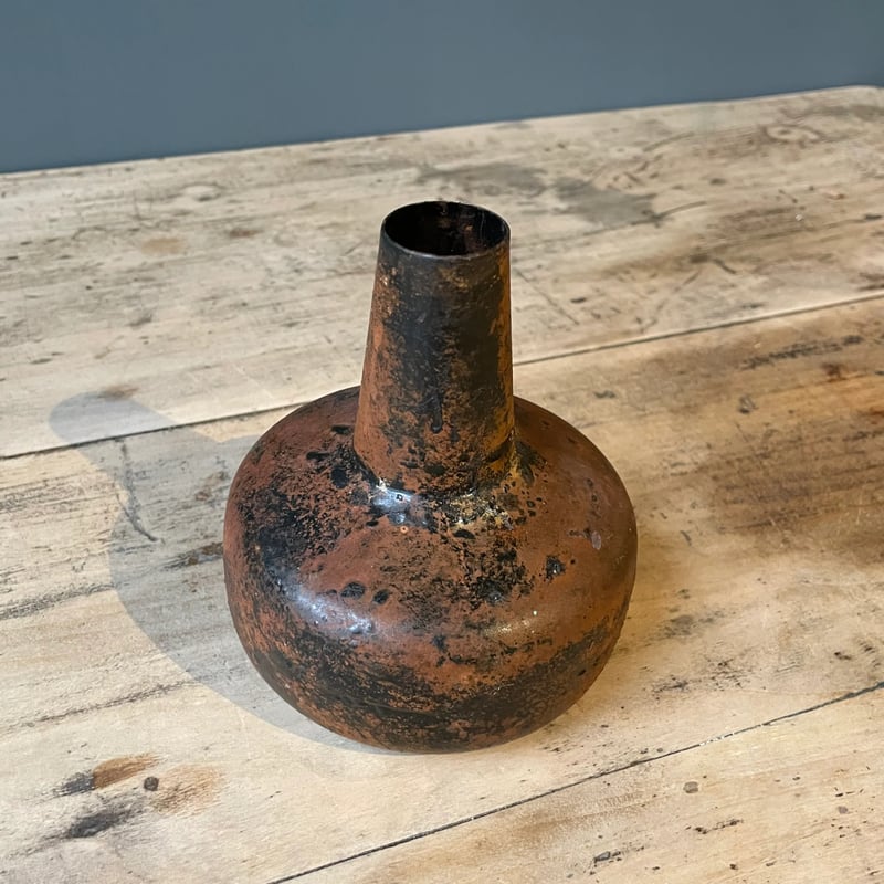 鉄製 フラワーベース 花瓶 一輪挿し ③ | OGISHIMA COFFEE Antiques