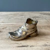 金属製　靴　置物　オブジェ　フランスアンティーク