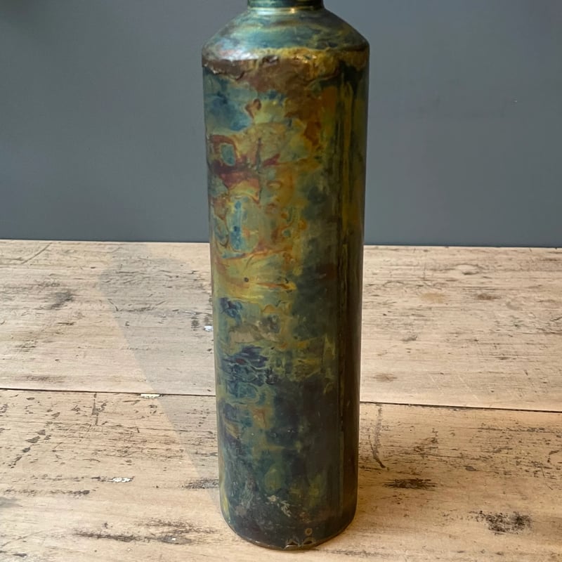 铁 花瓶 在銘 鉄製 フラワーベース 花瓶 一輪挿し ② | OGISHIMA COFFEE Antiques