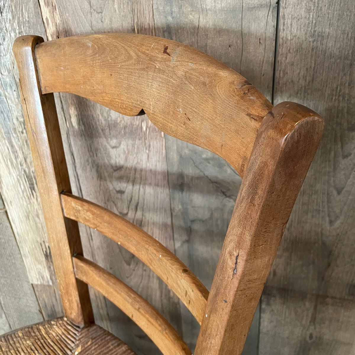 ラッシュシートチェア フランスアンティーク ⑰-1 | OGISHIMA COFFEE