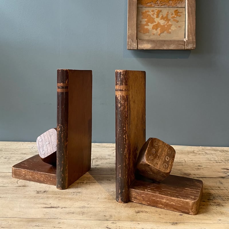 木製ブックエンド フランスアンティーク | OGISHIMA COFFEE Antiques
